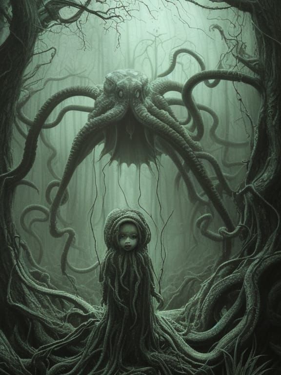 The Haunted Forest  by @FuzzyLogic