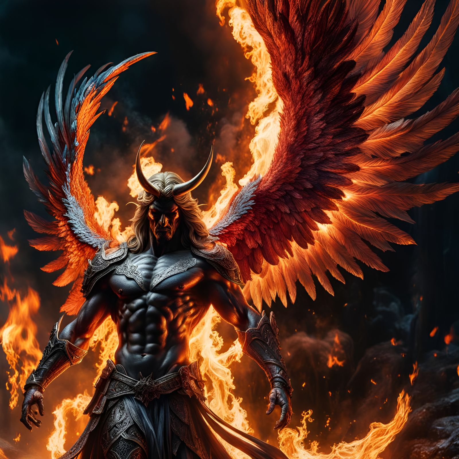 Angel of Fire 🔥  by @Patio Set