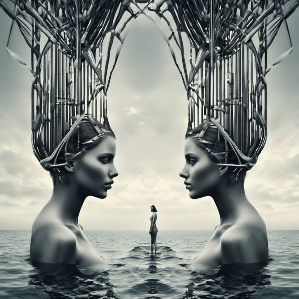 <lora:SDXL-WETA-FX:1.0> Not really an evolution:  Surreal fine art photograph that is unique, never seen before, simply modern, inspired by...