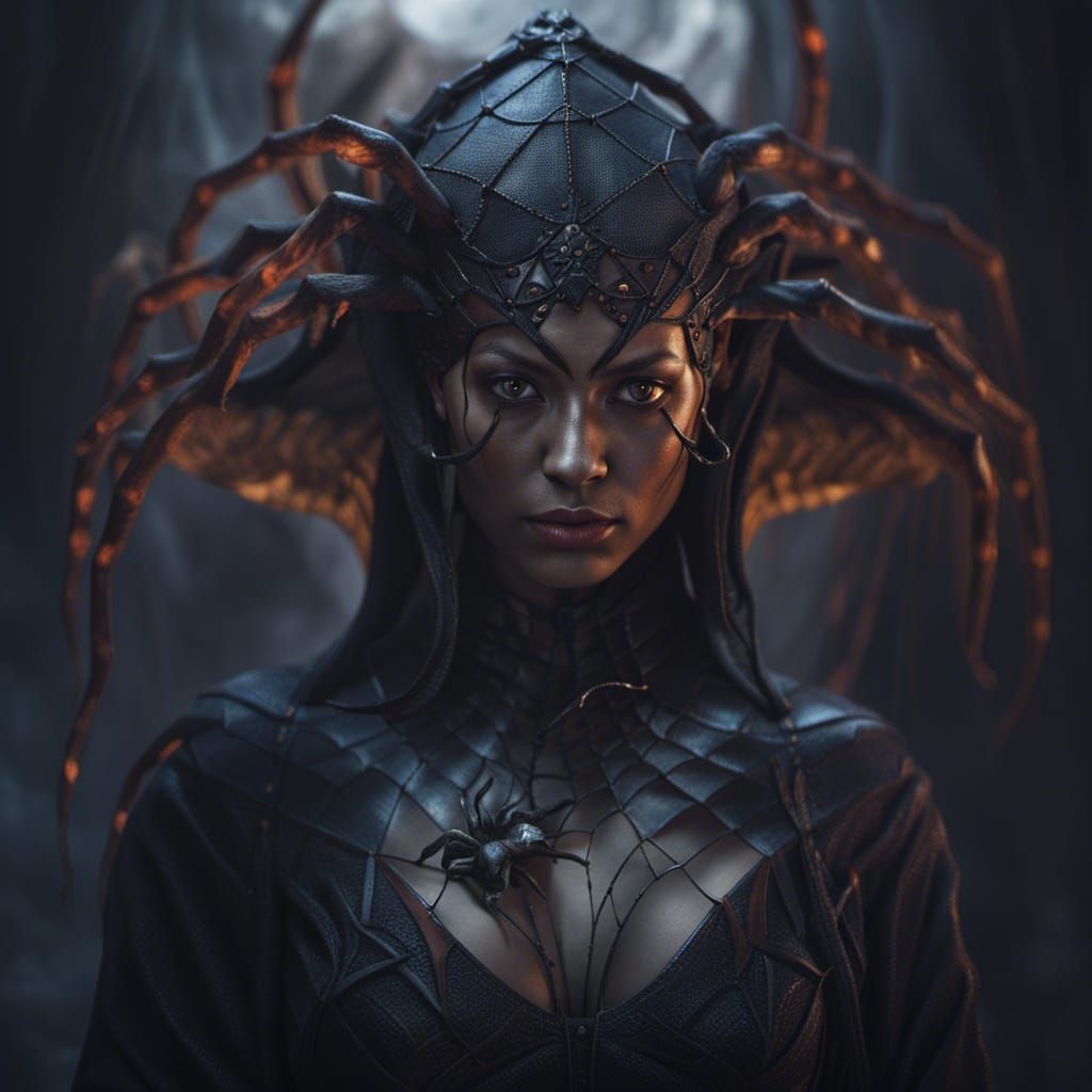 Spider Queen AI Generated Artwork NightCafe Creator