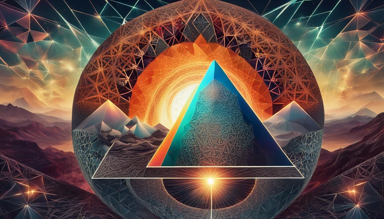 Sacred geometry sunrise