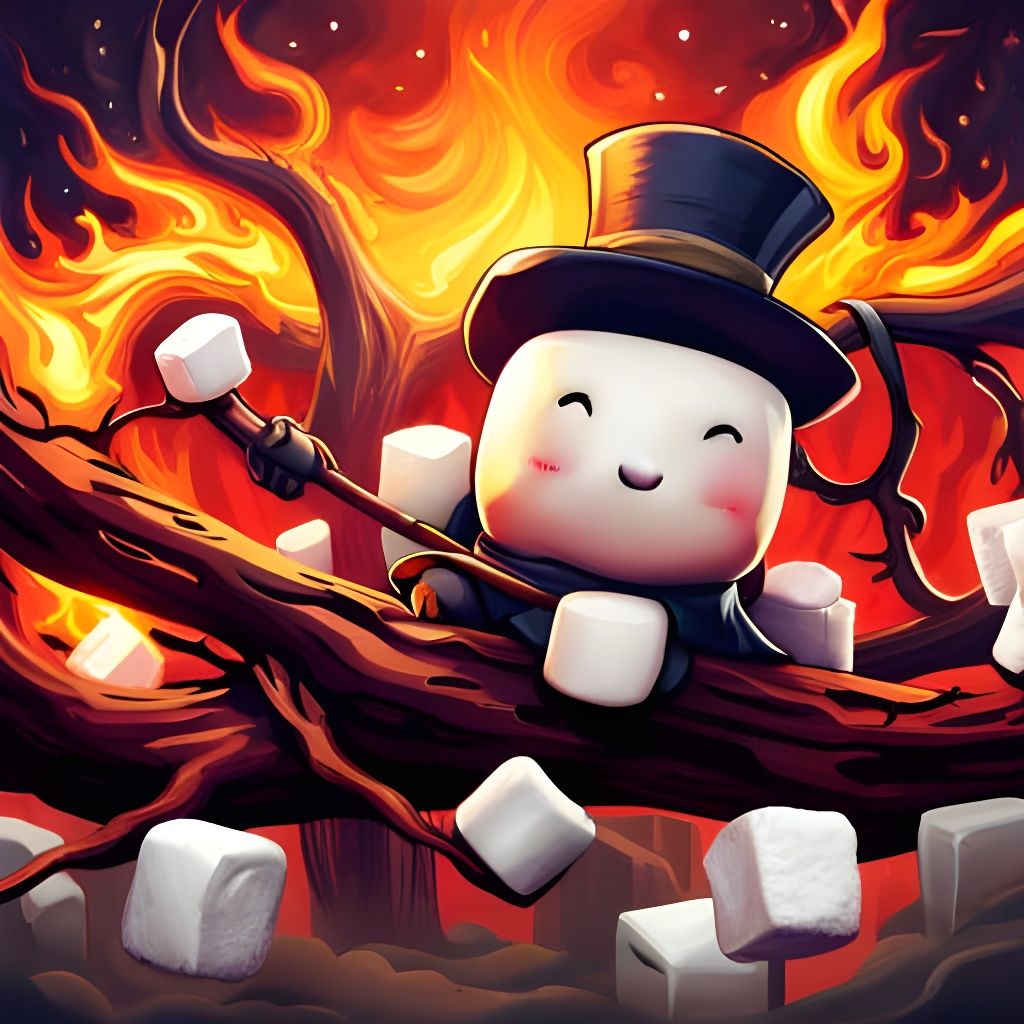 Happy marshmallow  by @Cilia