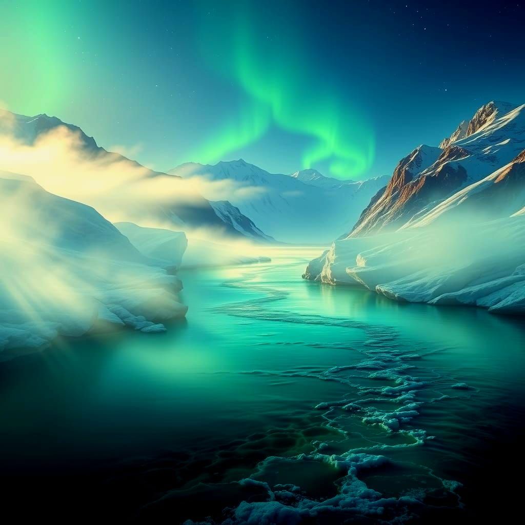 Northern Lights reflexion  by @Oreva