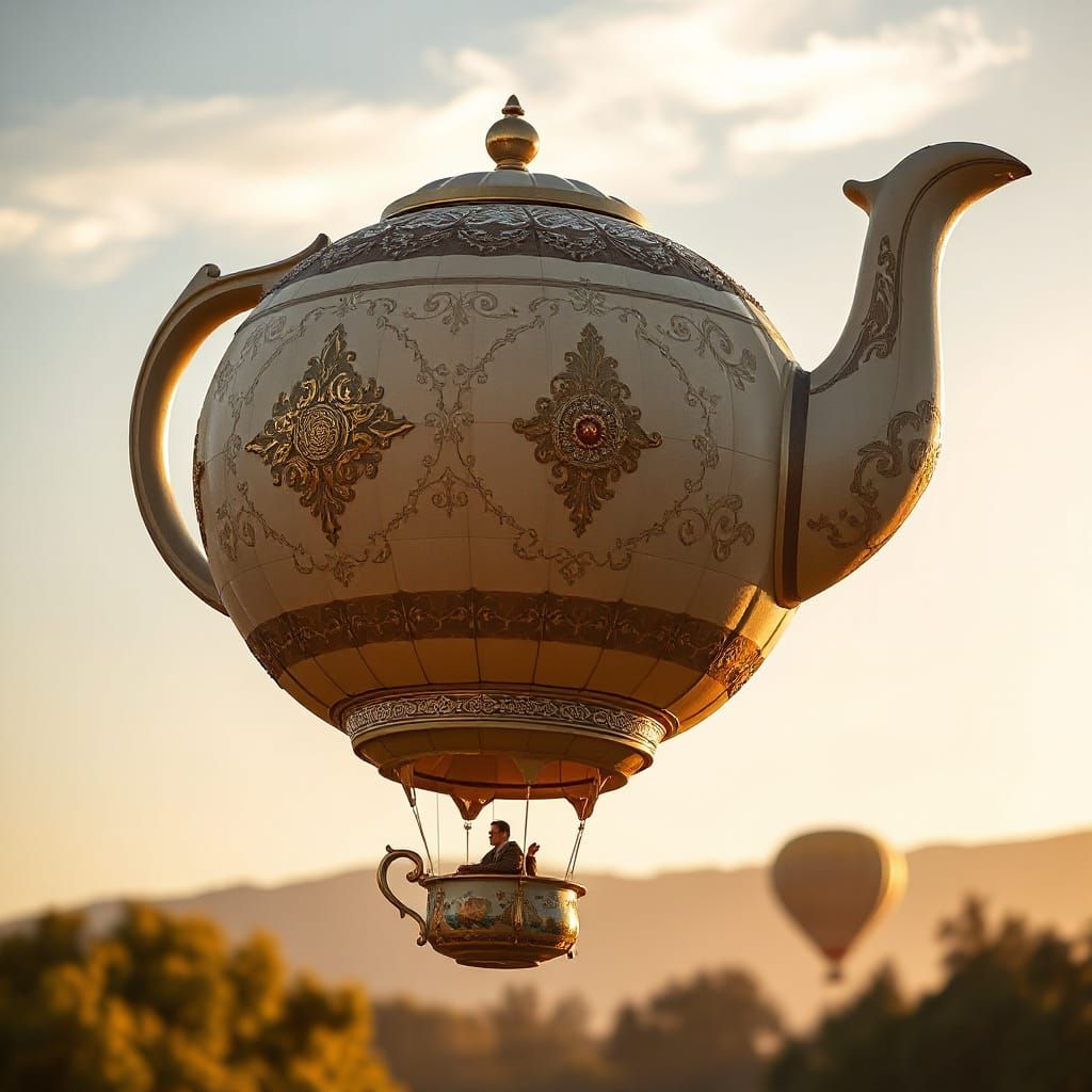 Teapot Hot Air Balloon