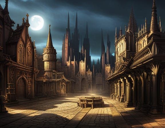 ancient vampire city - AI Generated Artwork - NightCafe Creator