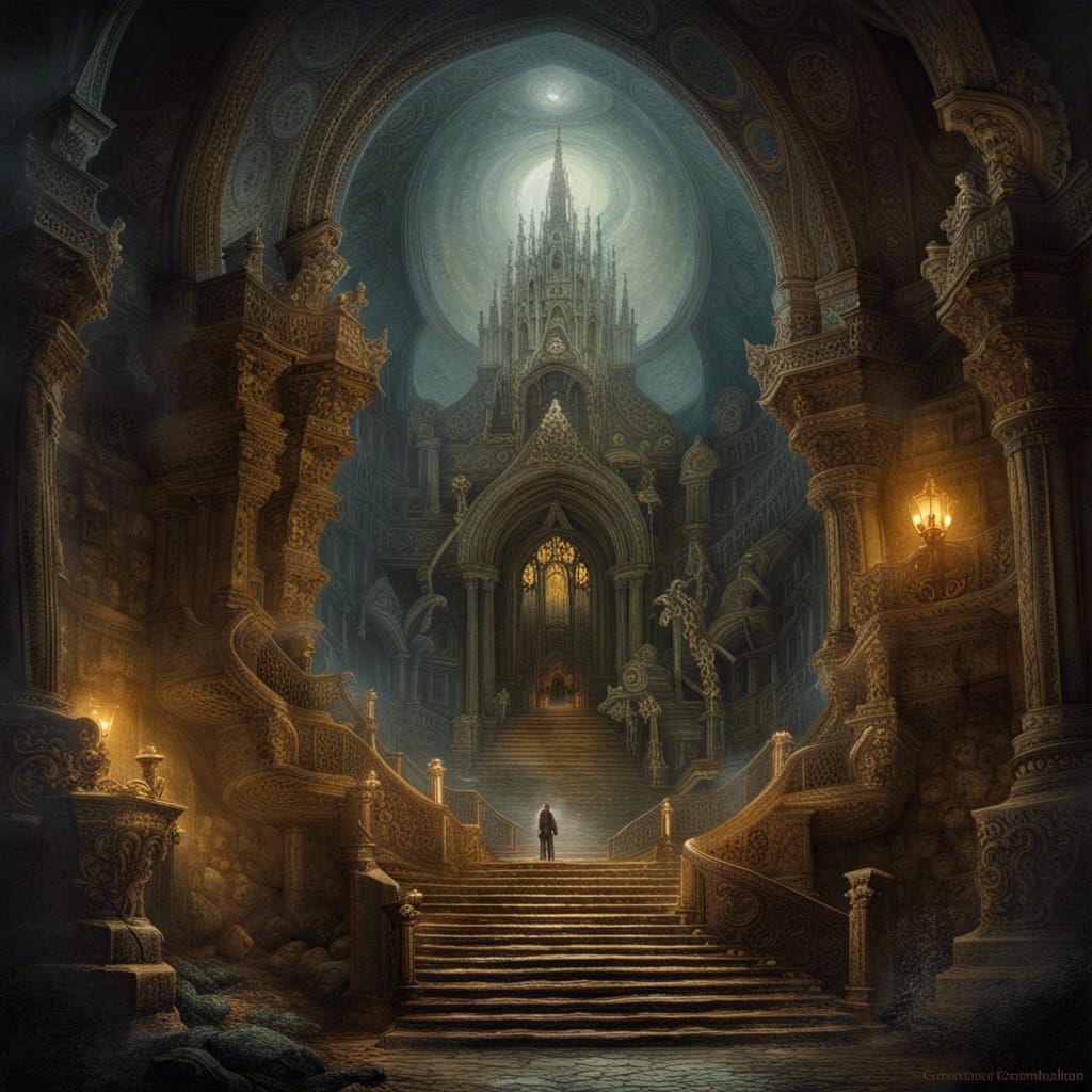 Majestic Cathedral - AI Generated Artwork - NightCafe Creator