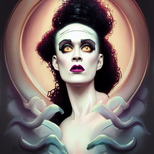 bride of Frankenstein; drag queen - AI Generated Artwork - NightCafe ...