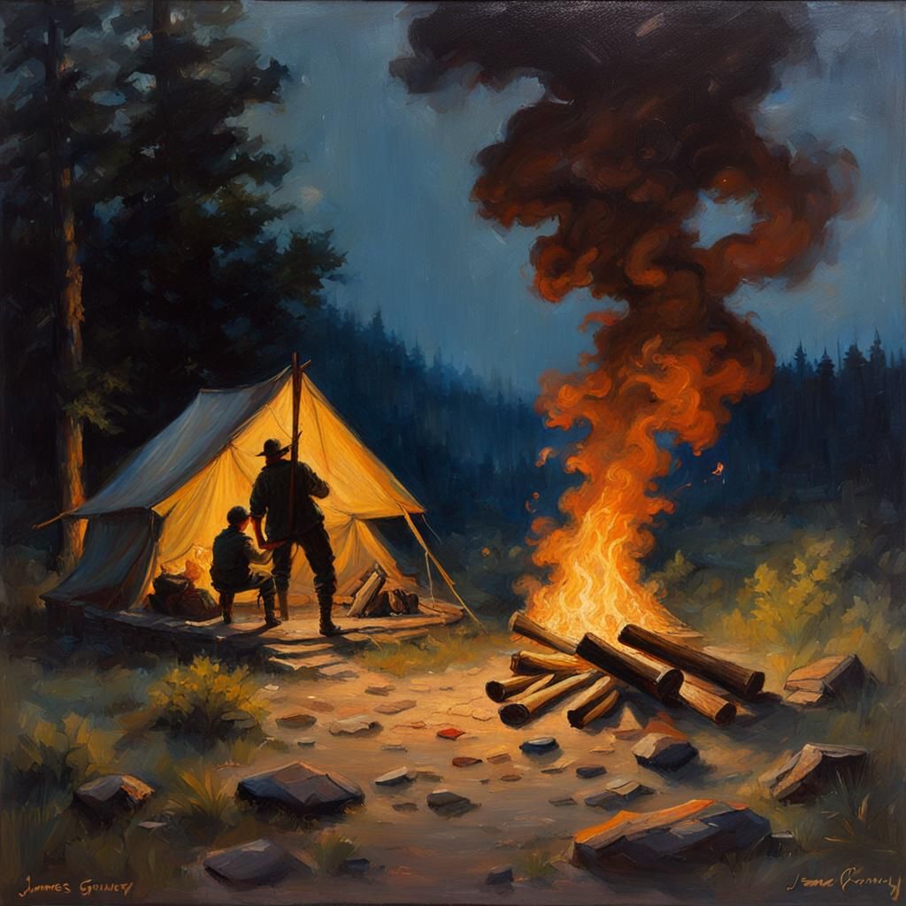Around the campfire