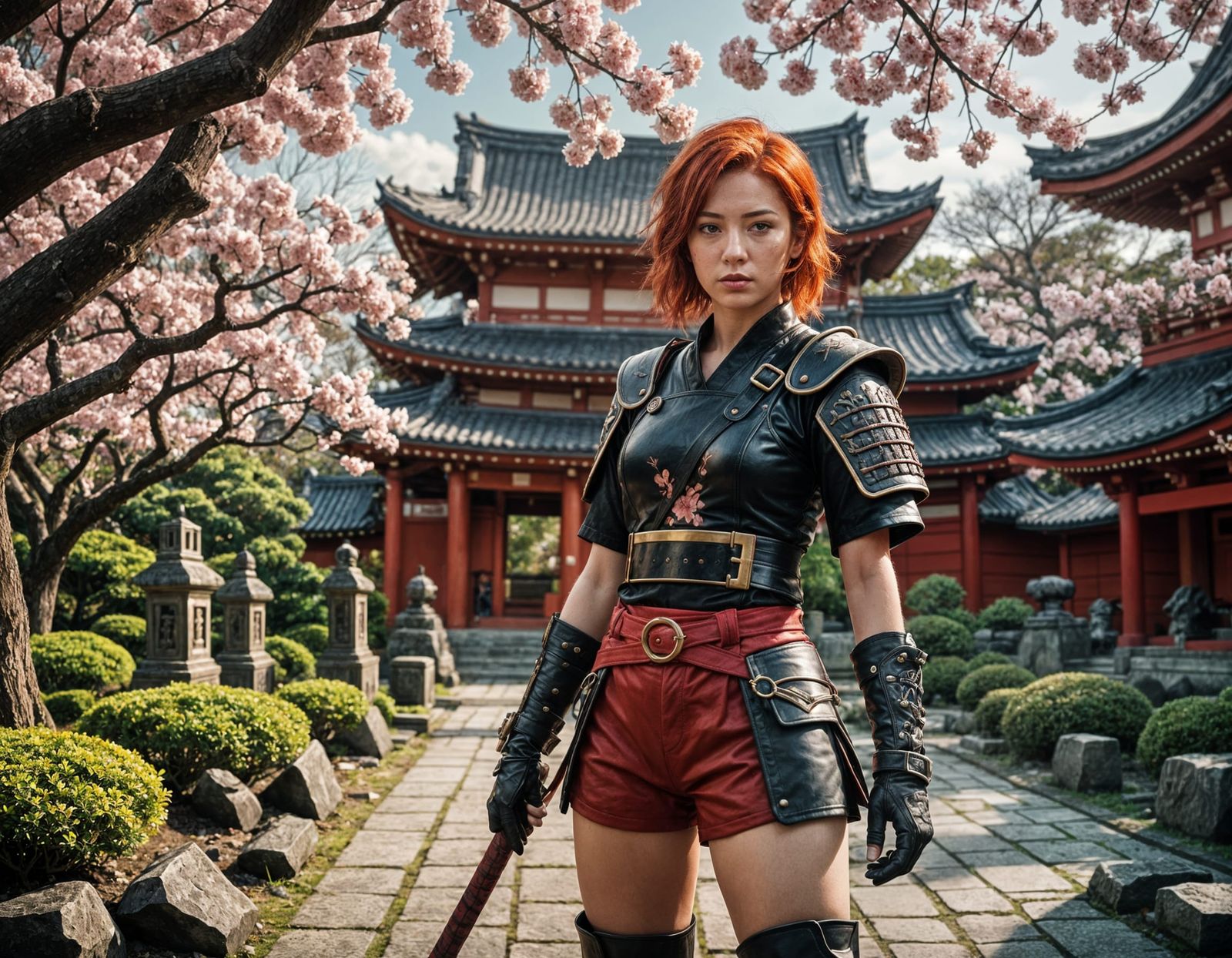 the red haired warrior  by @Francis H