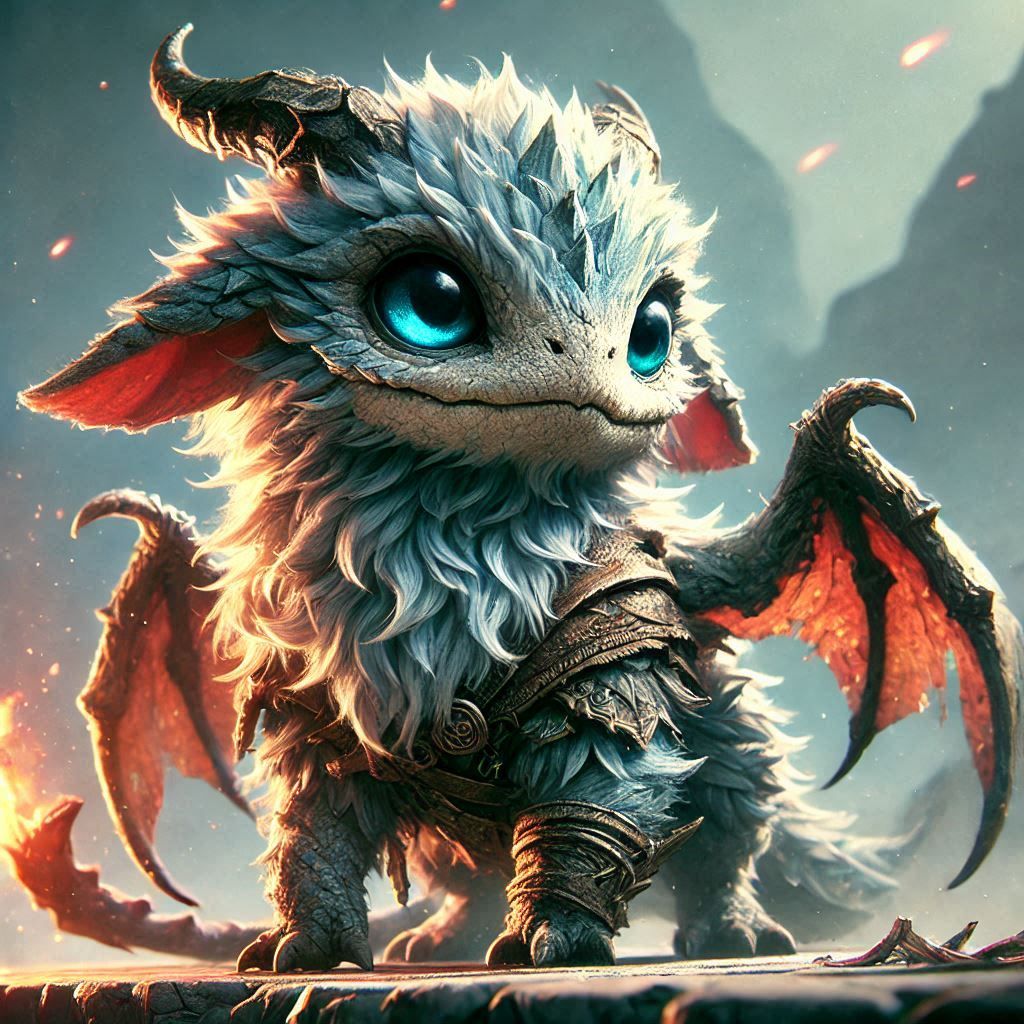 adorable fairy-tale fantasy creature portrait..