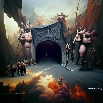 The entrance to hell