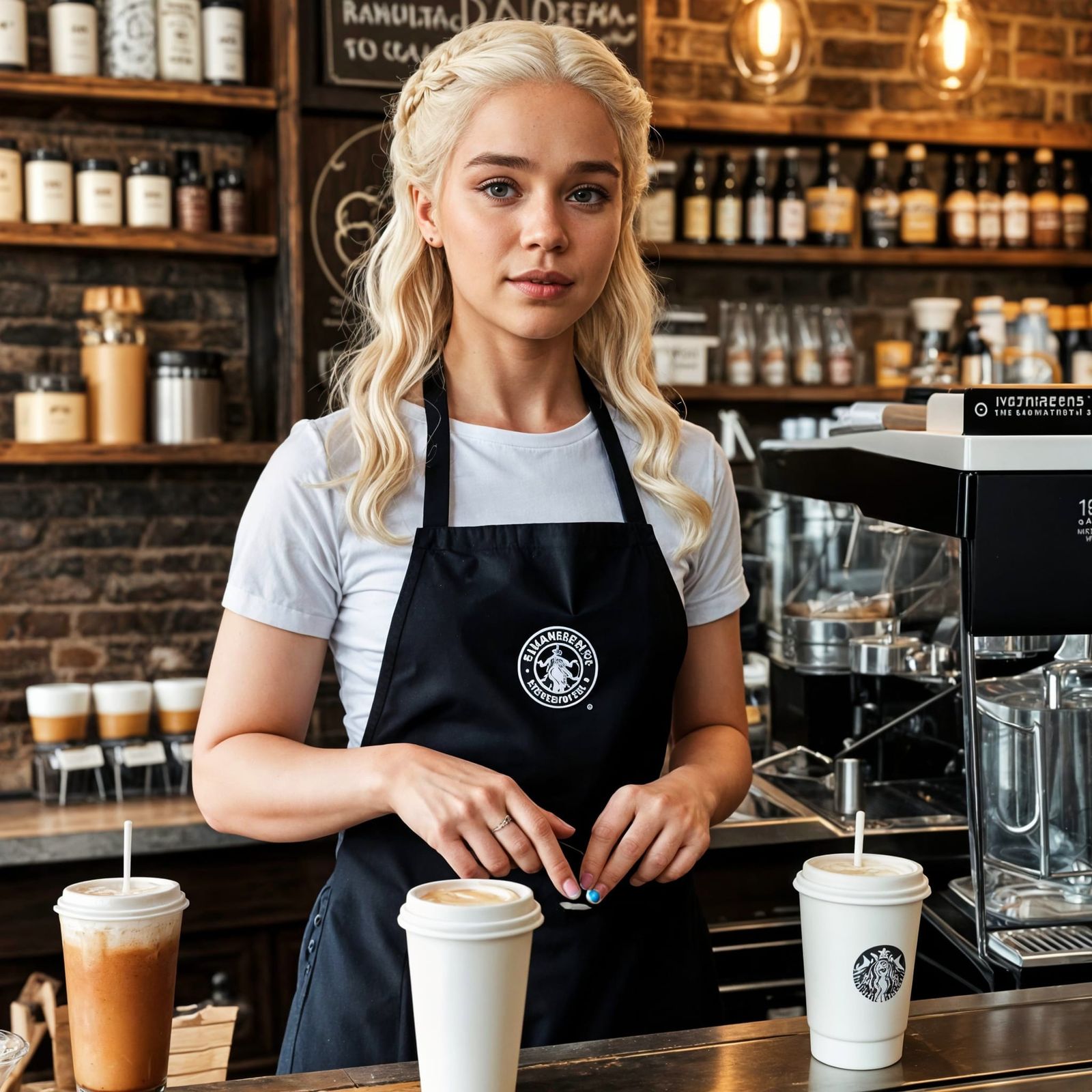Daenerys the Barista  by @Paige