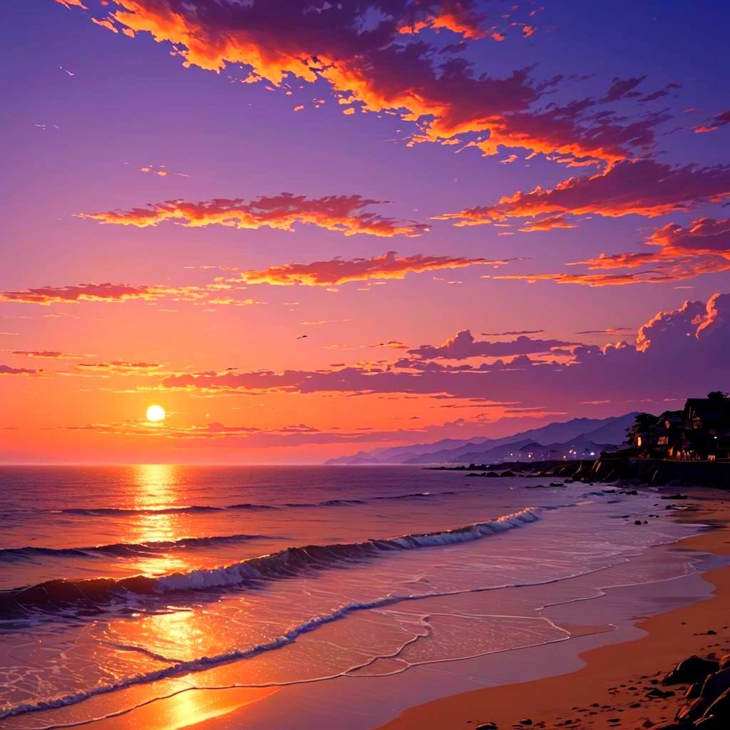 Beautiful sunset  by @Yunni