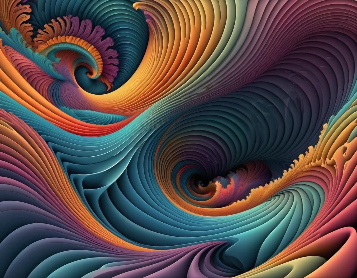 Thrift Store Art - Pastel Fractal