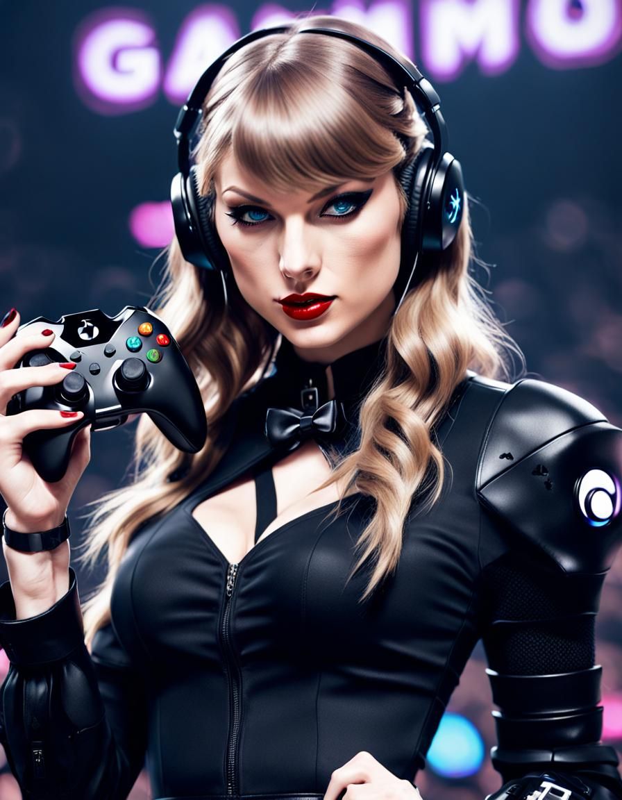 Gamer Girl Swift. - AI Generated Artwork - NightCafe Creator