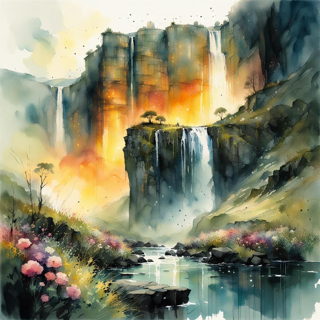 The enchanted valley  by @Andy