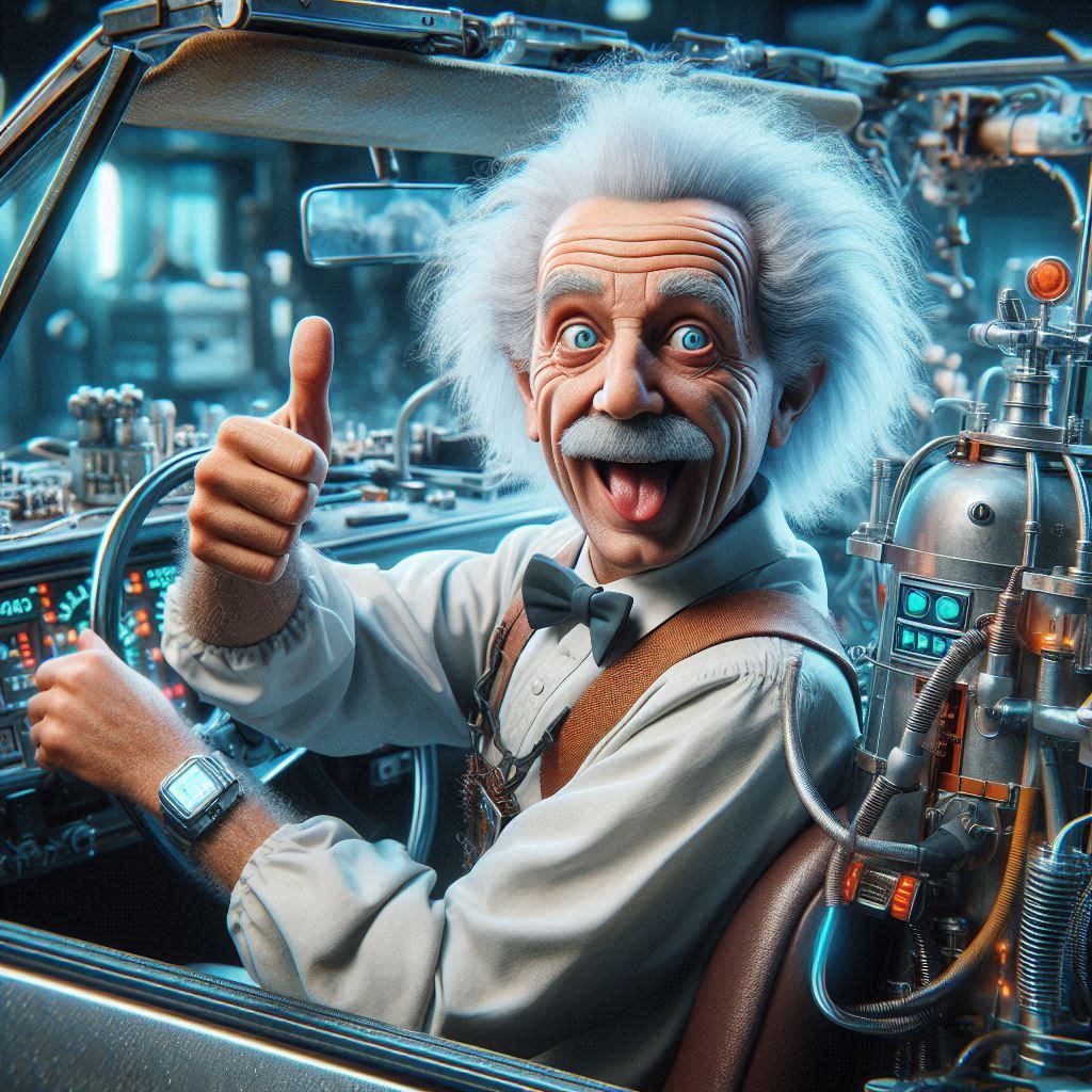 Albert Einstein freak out, B-96718