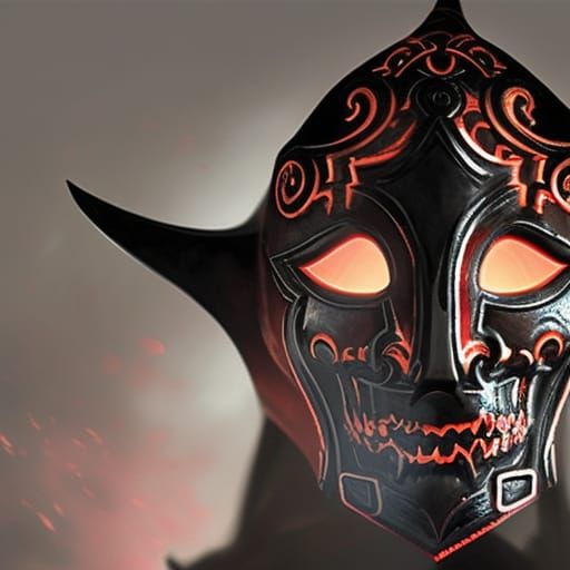 BLACK 🌹Jack o'lantern mask