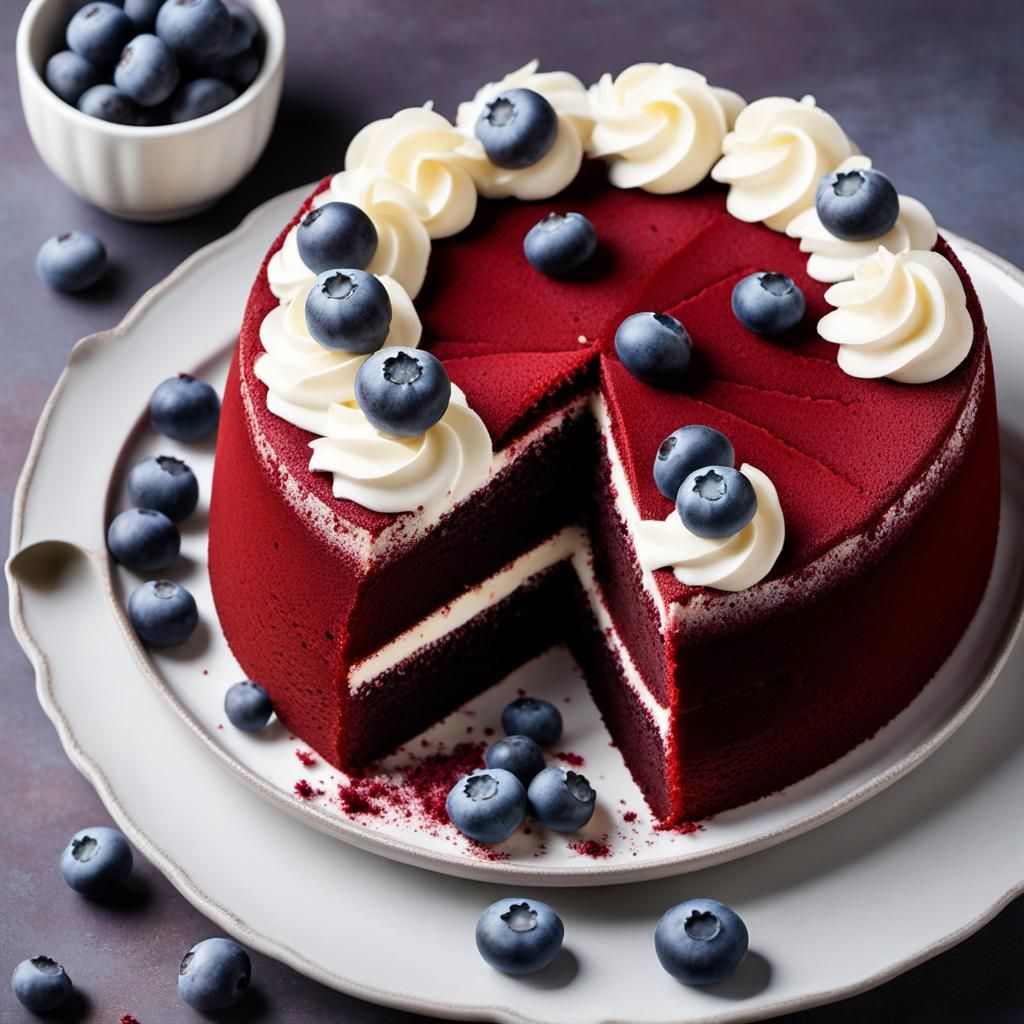 Red Velvet Independence Cake