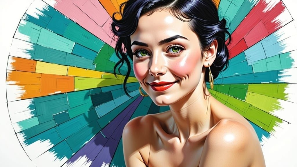 Vivid femme faces II