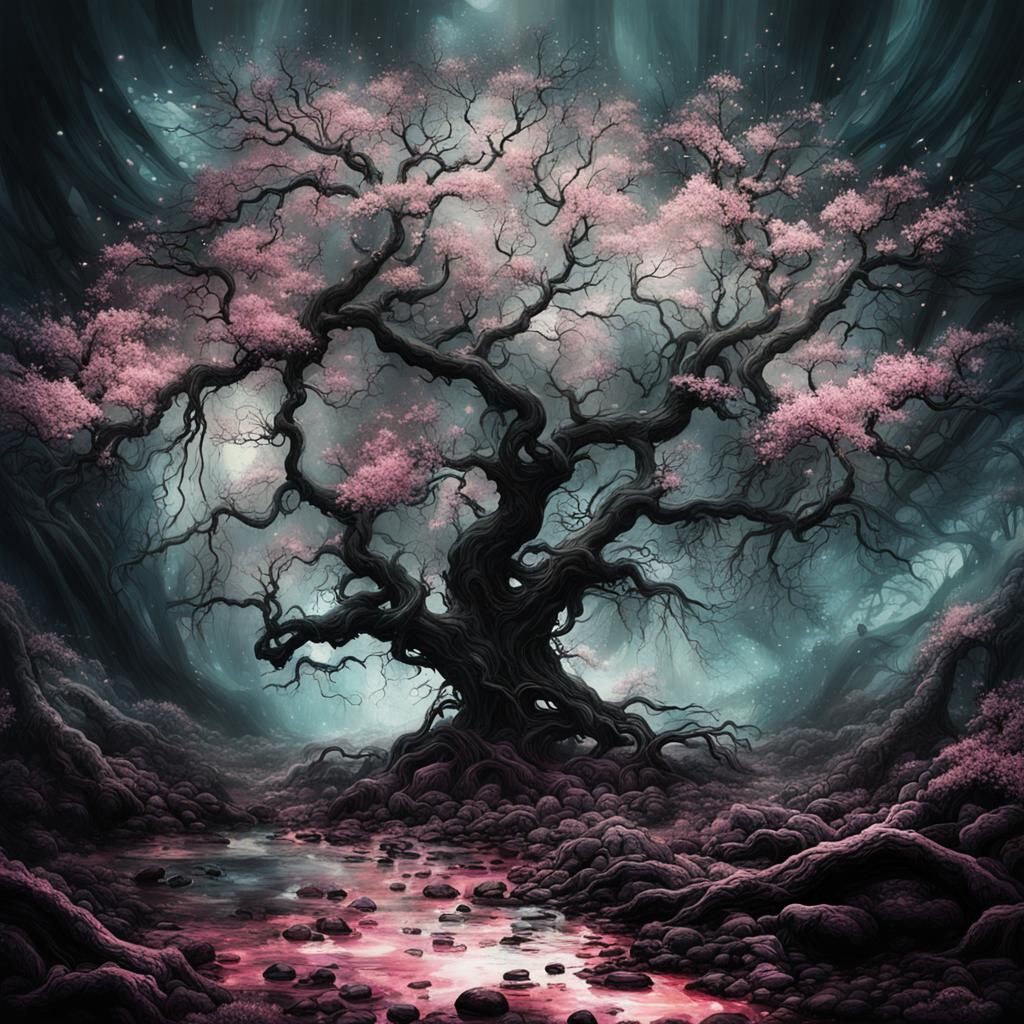 storm cherry blossom  by @Darklogos