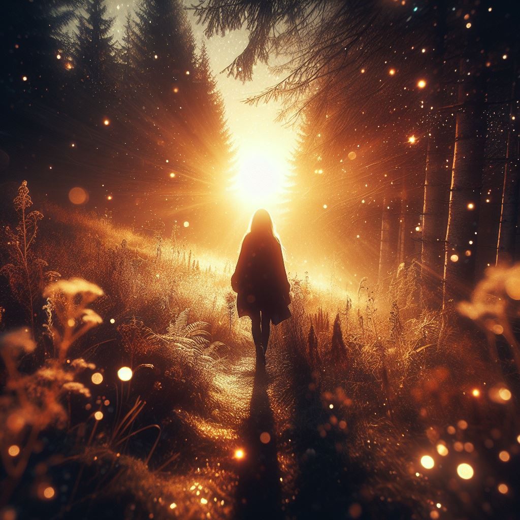 Someone somewhere IS walking