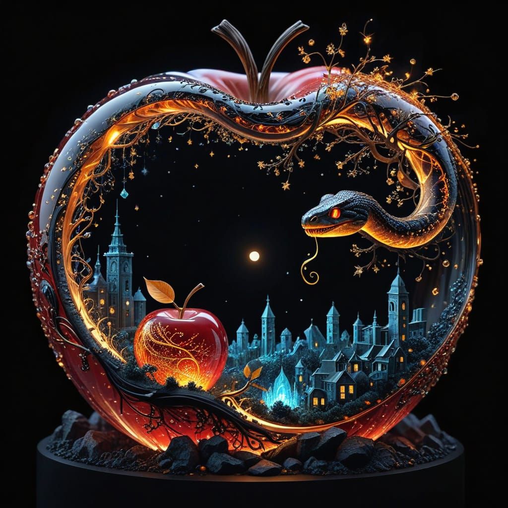 Apple from the Garden of Eden   by @Kalpine