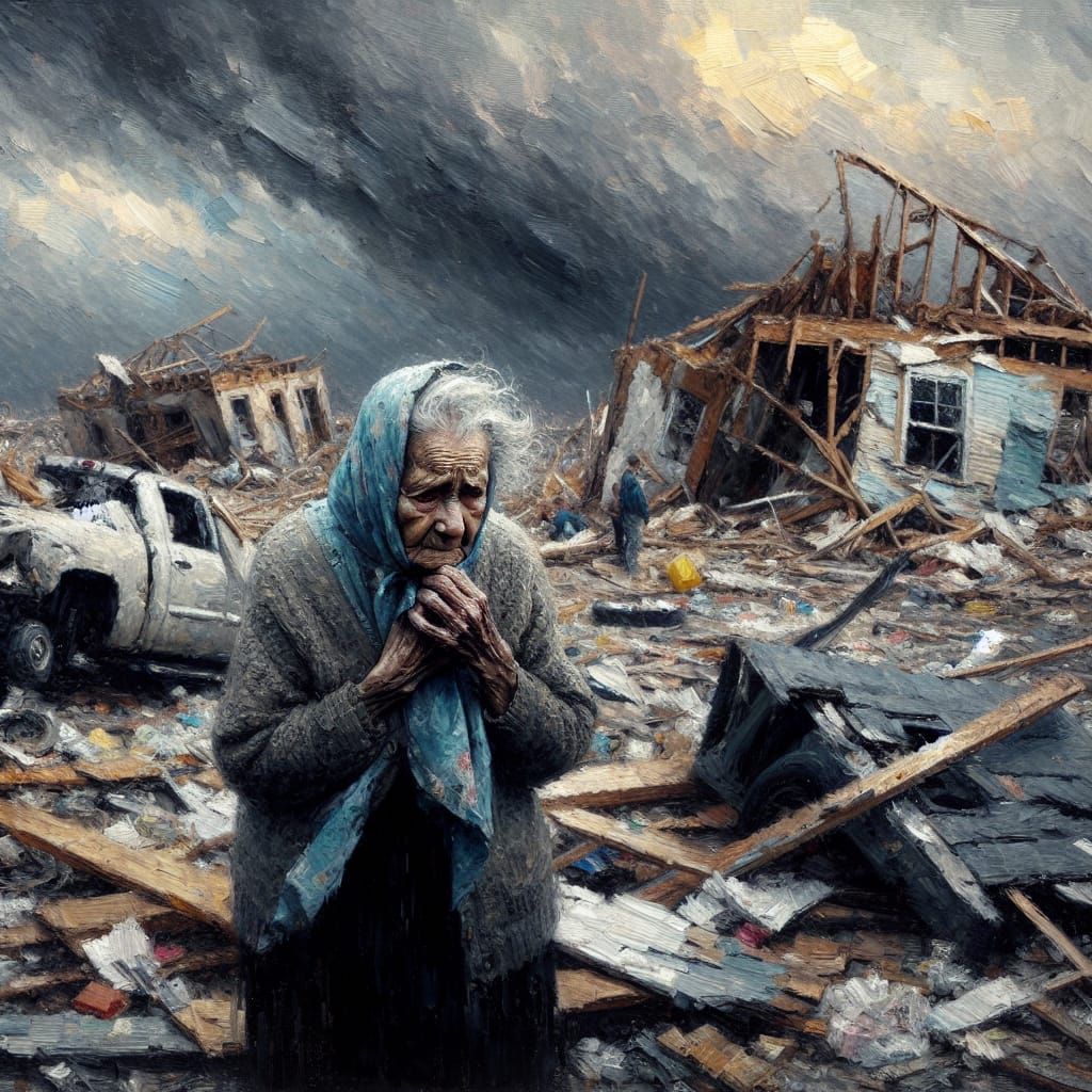 Silence Among the Ruins  by @Hanzl