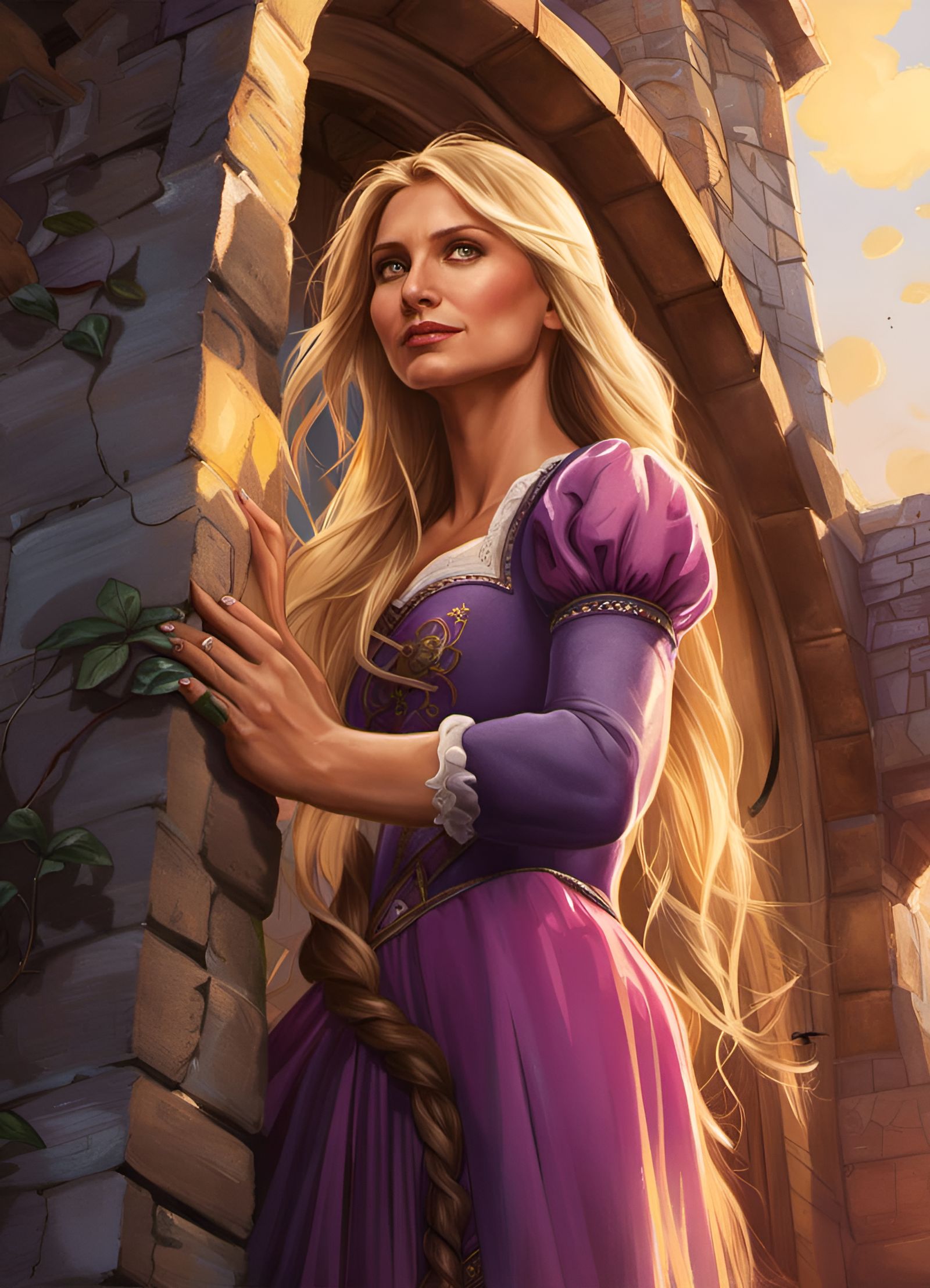 Rapunzel - AI Generated Artwork - NightCafe Creator