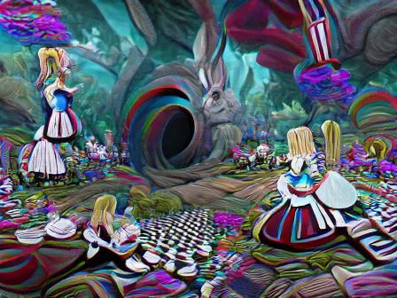 A trip down the rabbit hole 8k resolution psychedelic