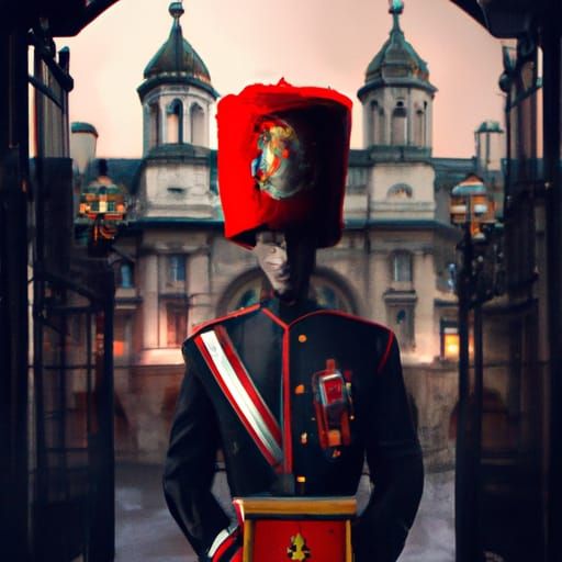 03#_ Traditional Uniform Concept:_ England Gate Guard