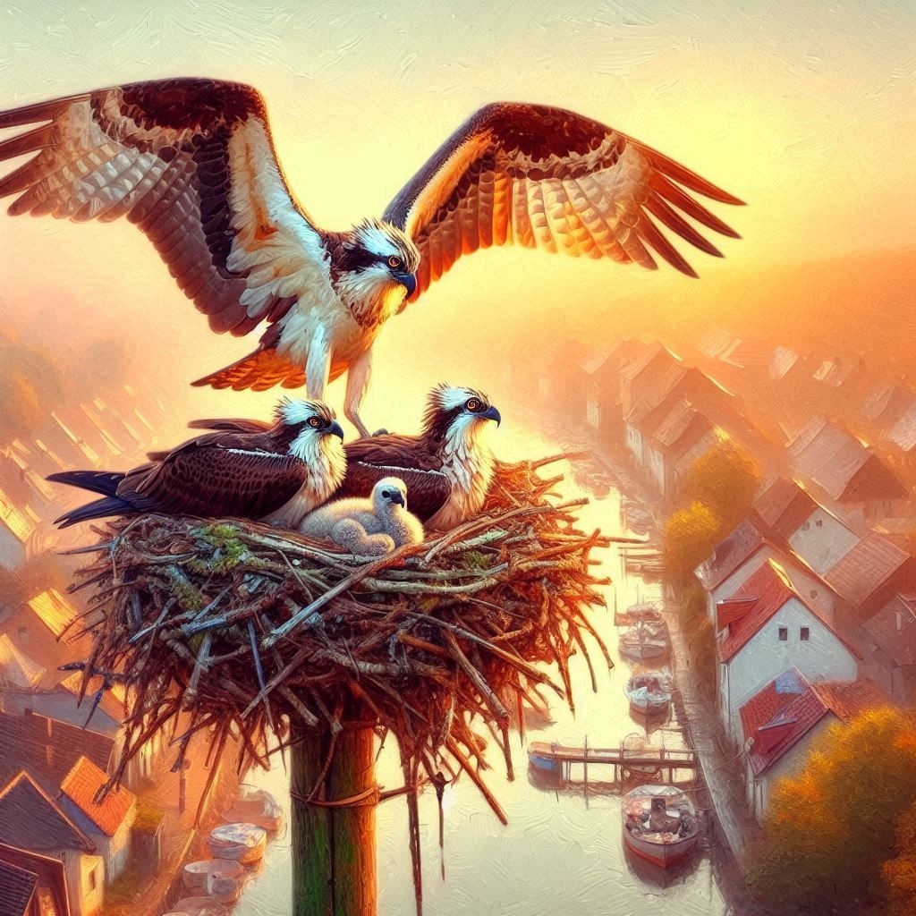 Osprays Nestling