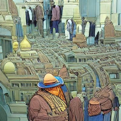 In the style of Moebius: How People Dress Now