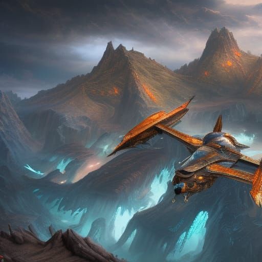 Detailed Vulcan Matte Painting in Unreal Engine 5