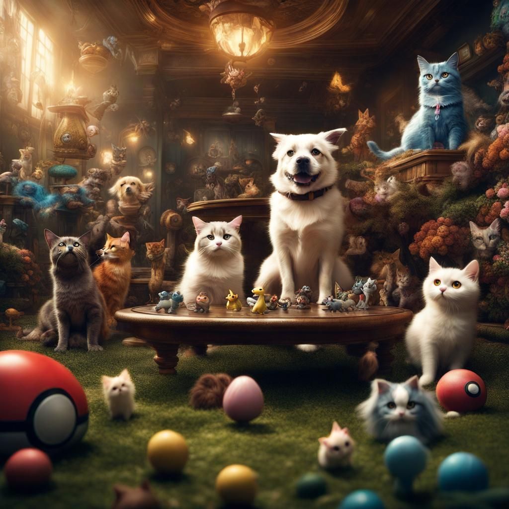 Wonderland with Dogs and Cats