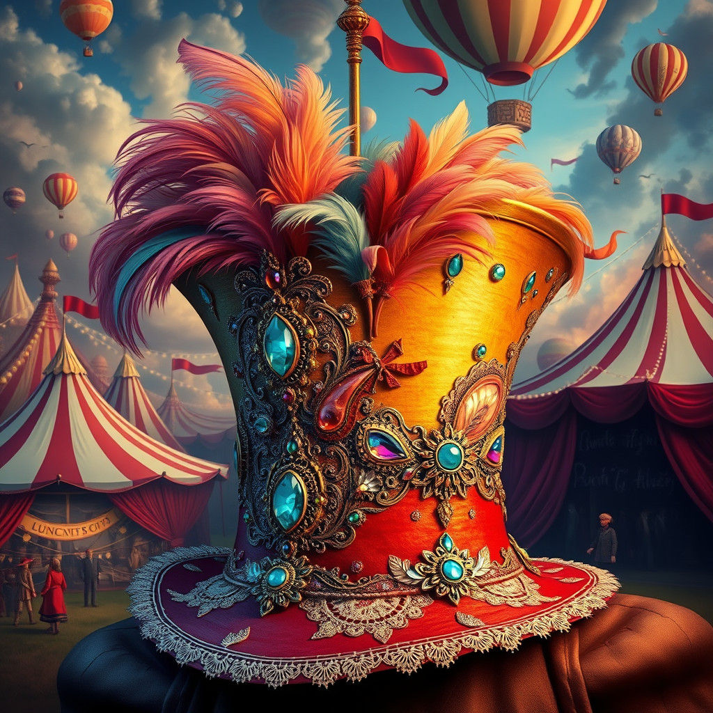 Extravagant tophat  by @Komondor