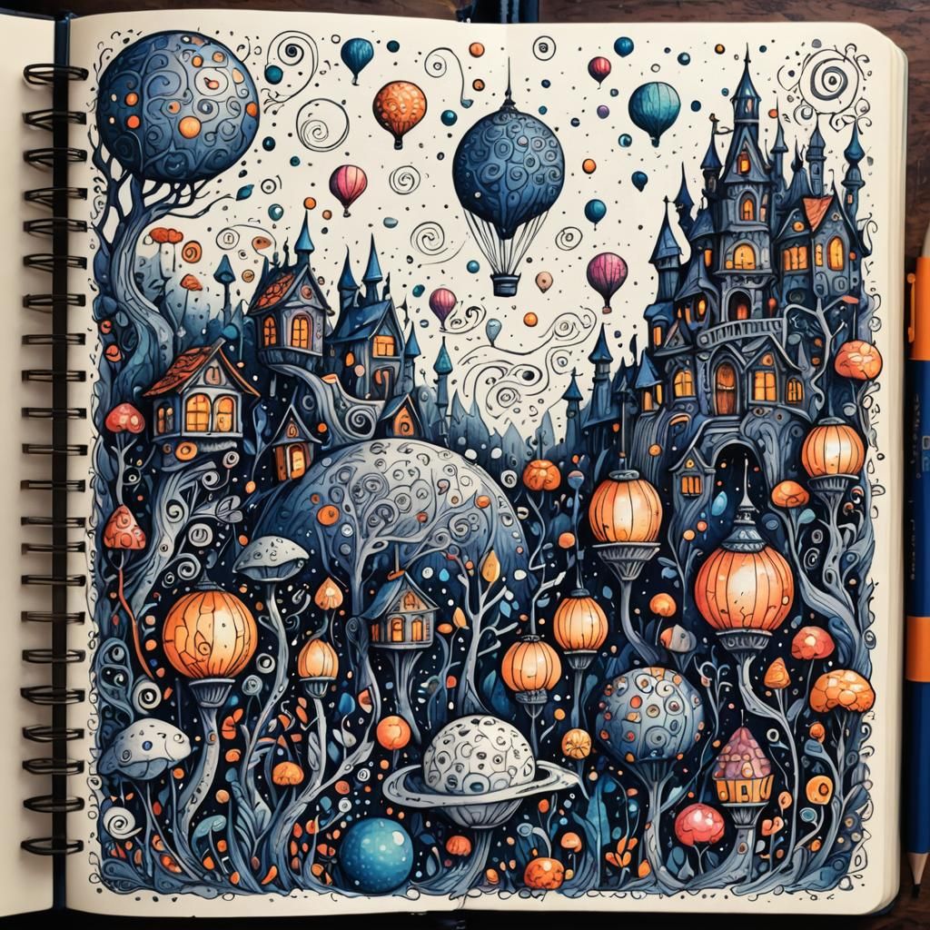 Doodletown, Boredom  by @BenBakerBooks