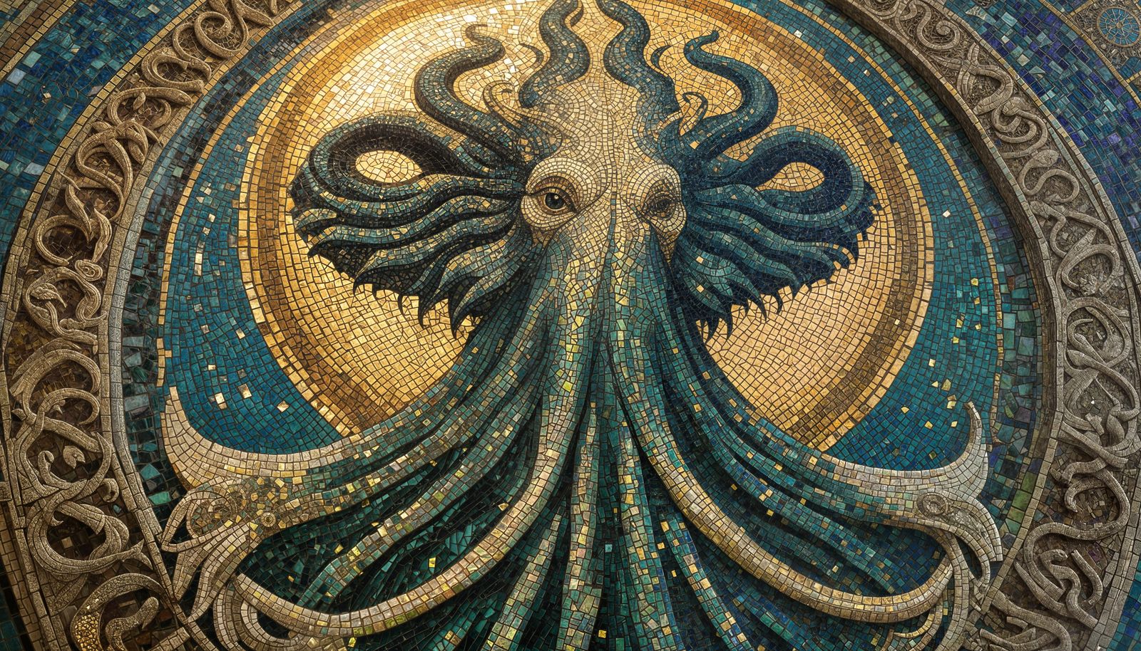 Byzantine Masterpiece: Cthulhu in Iridescent Splendor