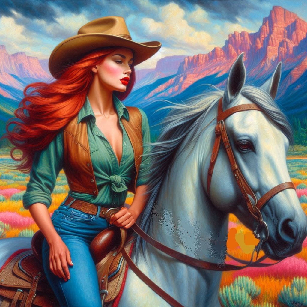 Fire Hair and Smoke 'Western Dream'