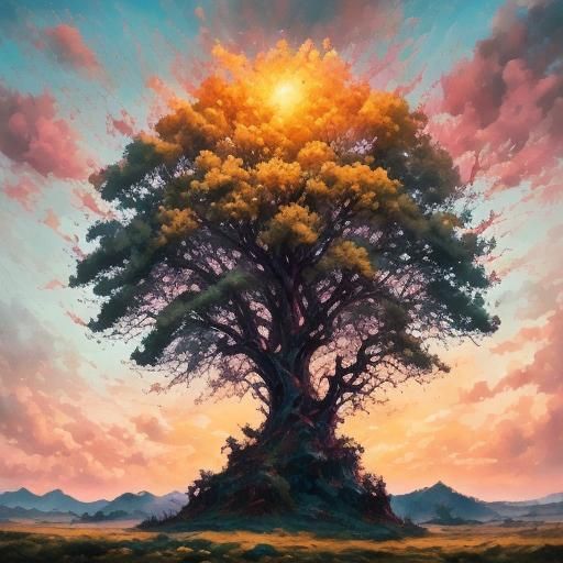 Tree illustration .