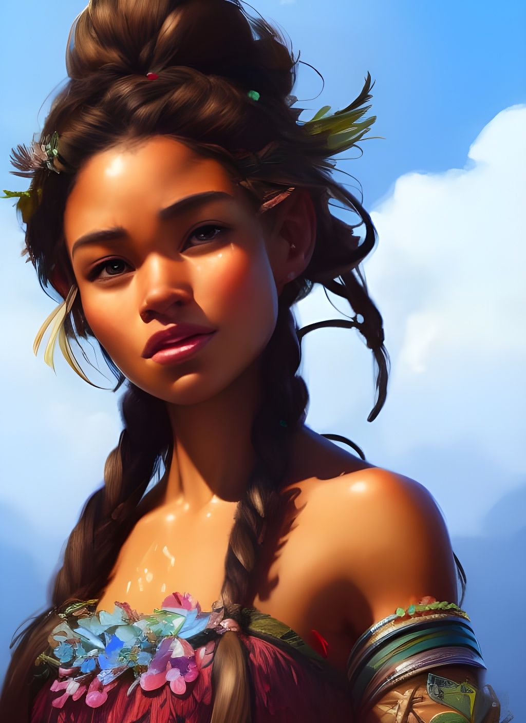 Moana - AI Generated Artwork - NightCafe Creator