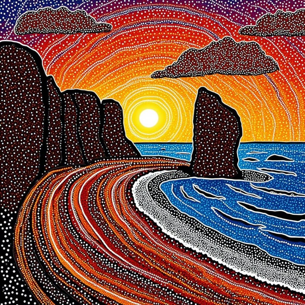 Aboriginal Style Dot