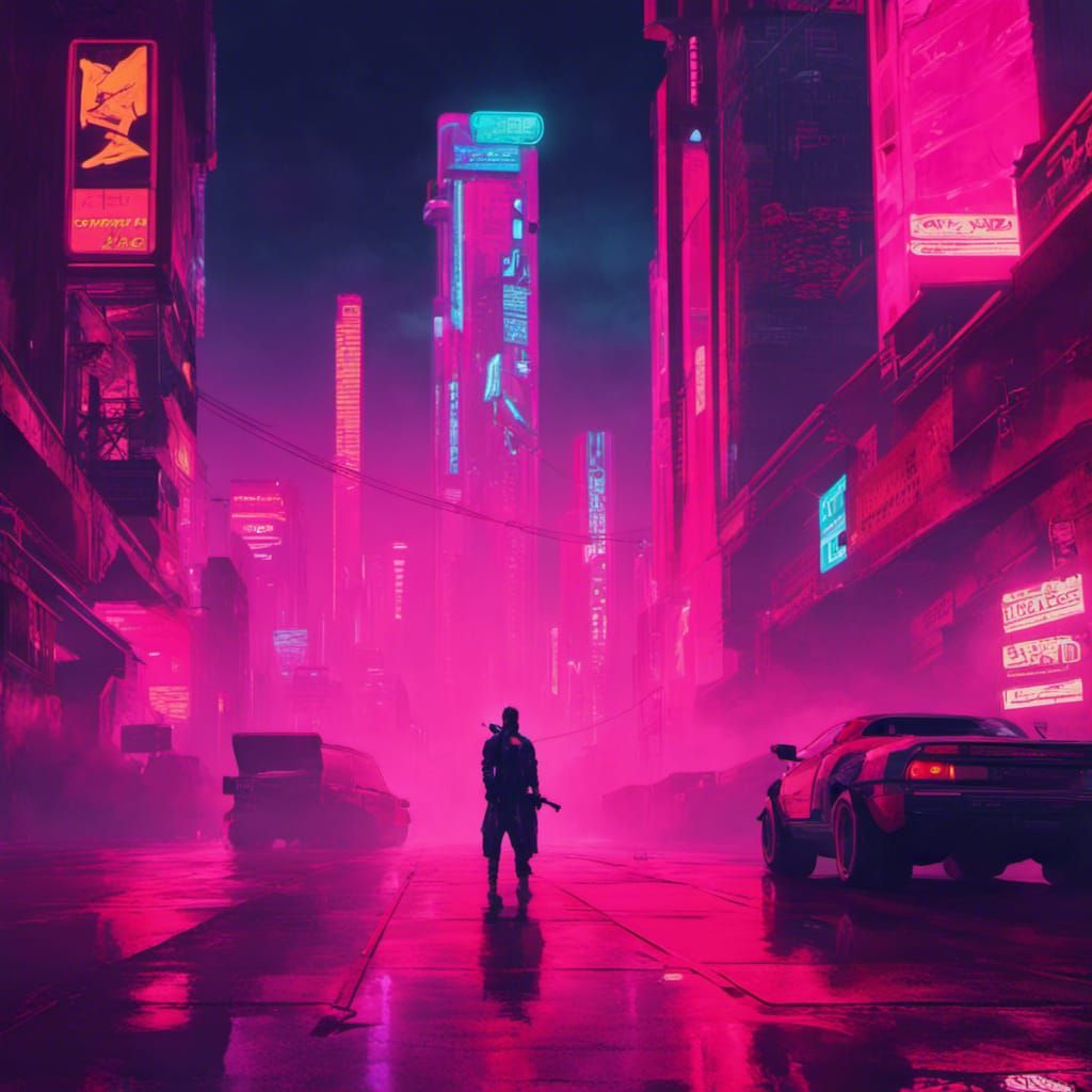 Cyberpunk 2099 blade runner - AI Generated Artwork - NightCafe Creator