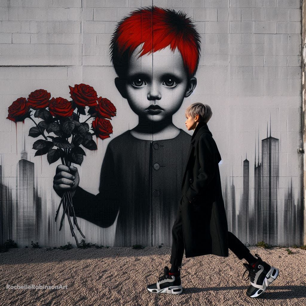 Graffiti, Child with Red Hair