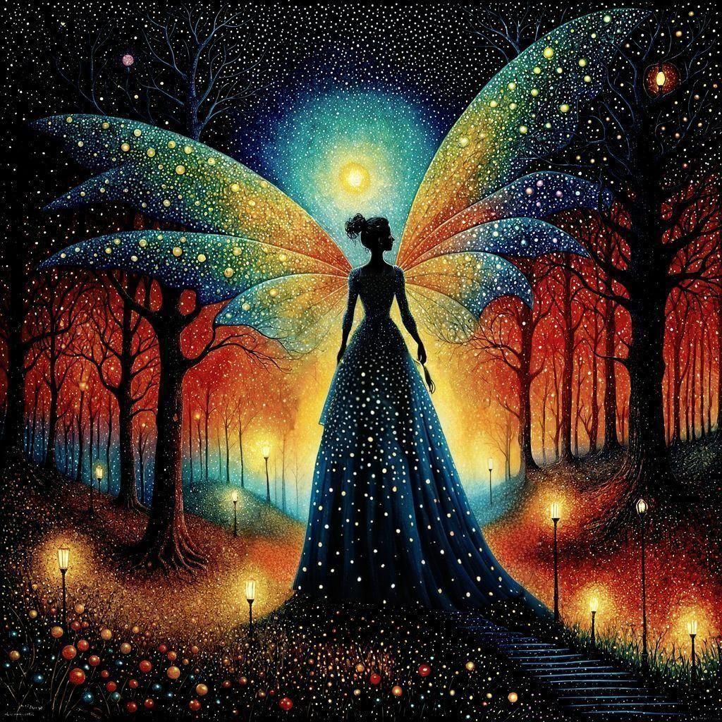 Night fairy  by @SrgGrkv