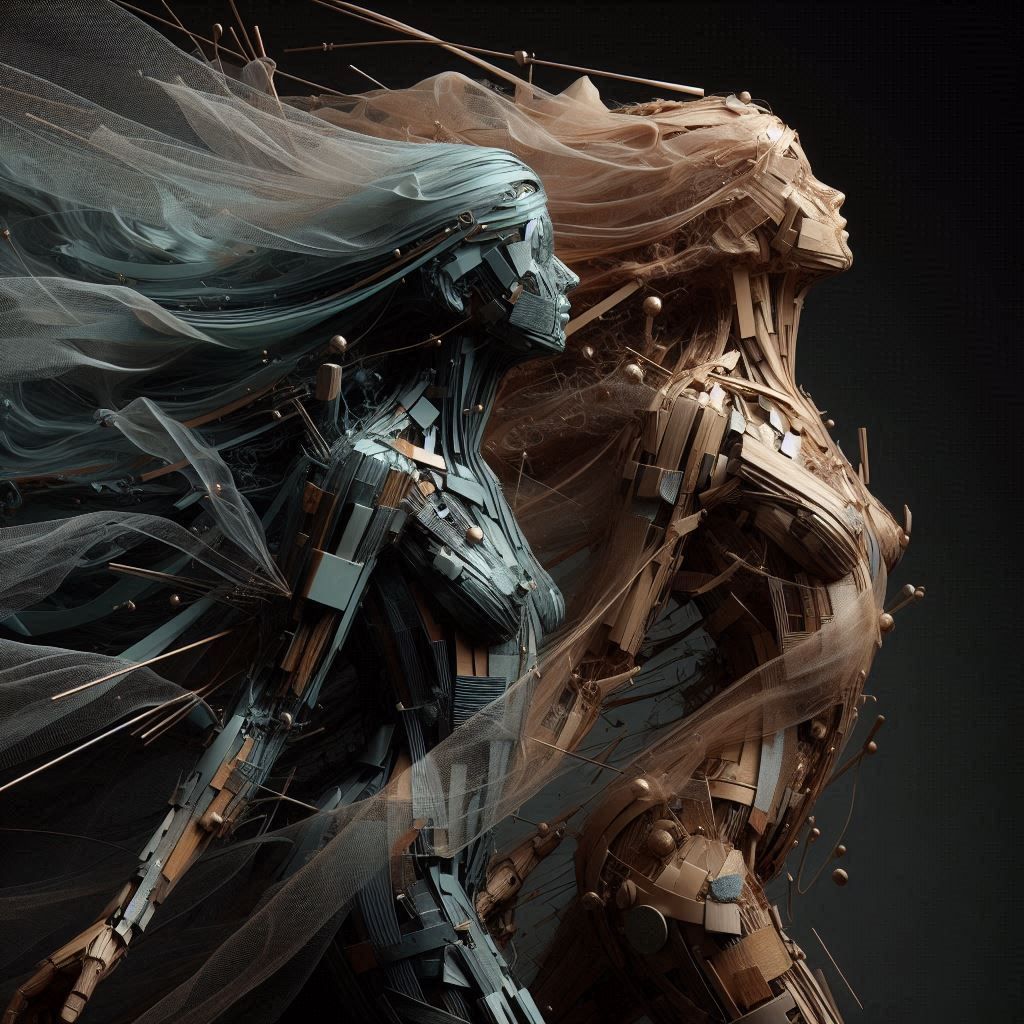 Almost alive sculpture.