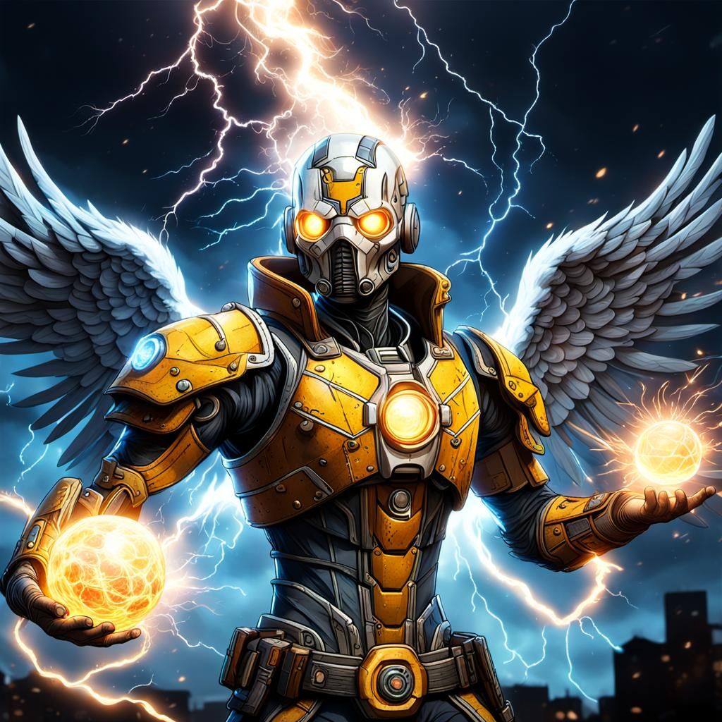 Battle angel of lightning