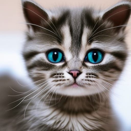 Cute cat - AI Generated Artwork - NightCafe Creator