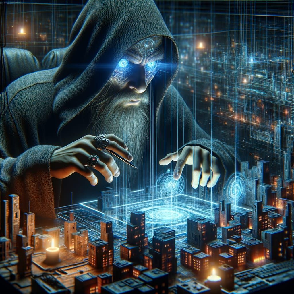 In a hidden lair beneath a bustling city, Dr. Glitch, a supervillain with the power to manipulate technology, ...  by @Alex