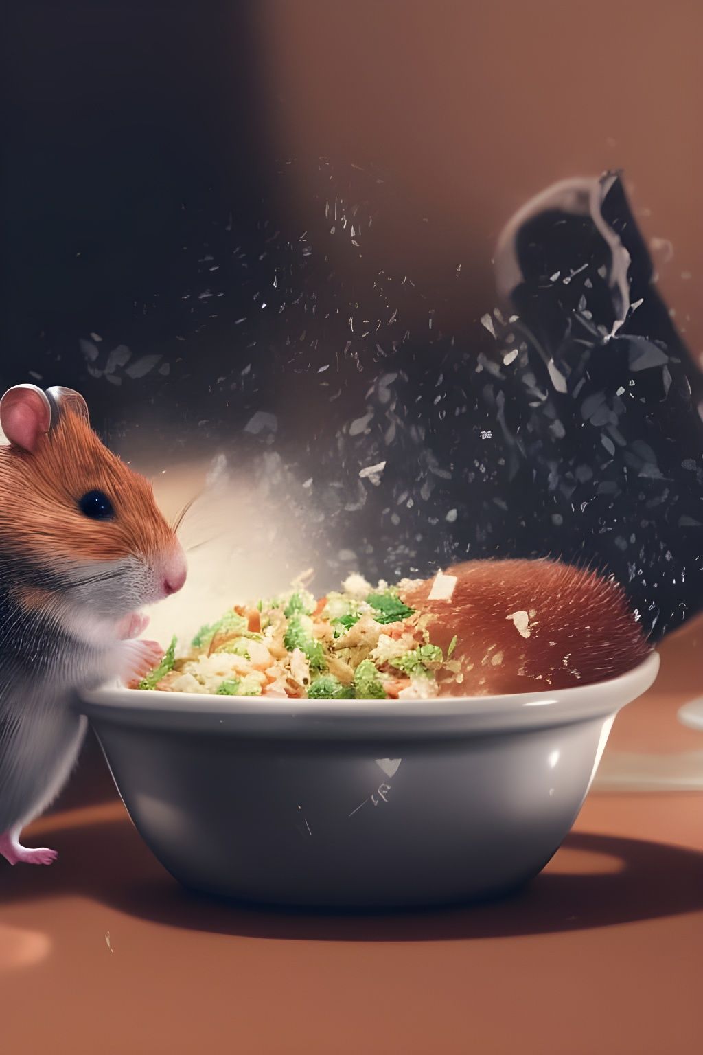 Hamsters Cooking   by @freki